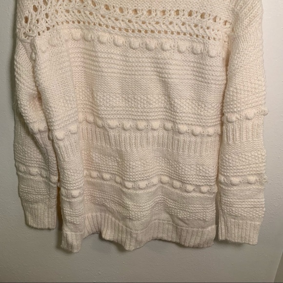 Lou & Grey Pom Pom Turtleneck Sweater Cream - Picture 13 of 15